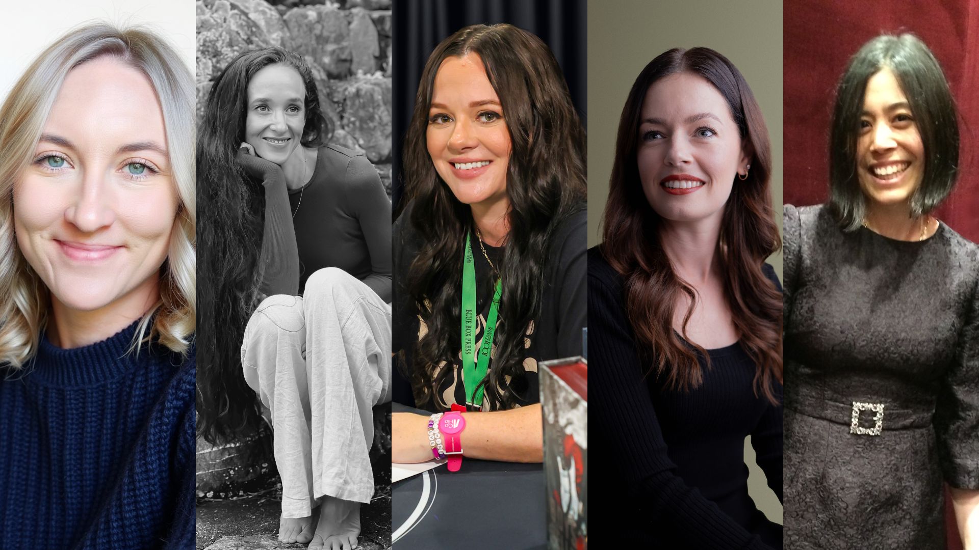 Helen Scheuerer, Sarah A. Parker, Jaymin Eve and Stacey McEwan with contributing chair Vanessa Len